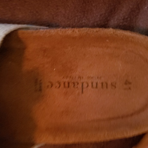 Sundance Golden Linen and Suede Cork Sandals Sz 41 - Picture 9 of 9